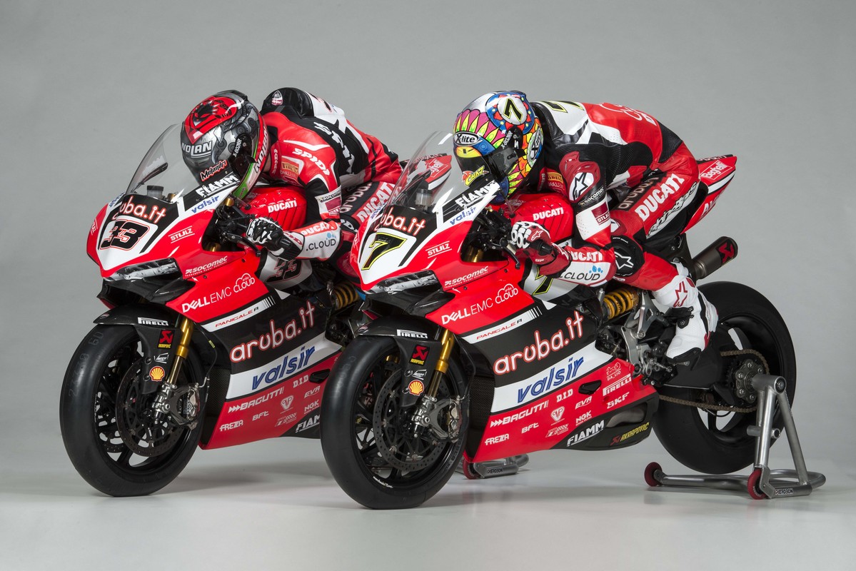 2017 Aruba WorldSBK Ducati Corse Panigale R Marco Melandri Chaz Davies 31