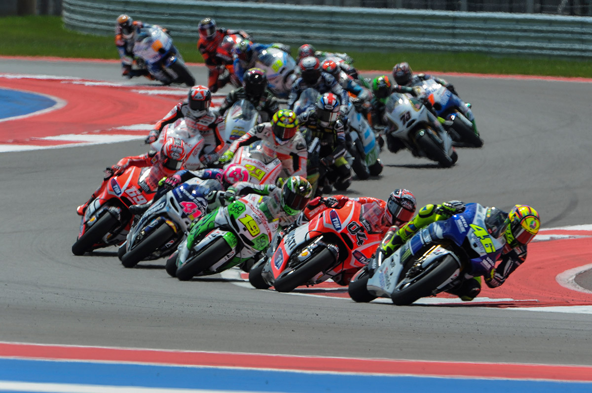 Стартот на првата трка на „Circuit of Тhe Amercas“ cota-motogp
