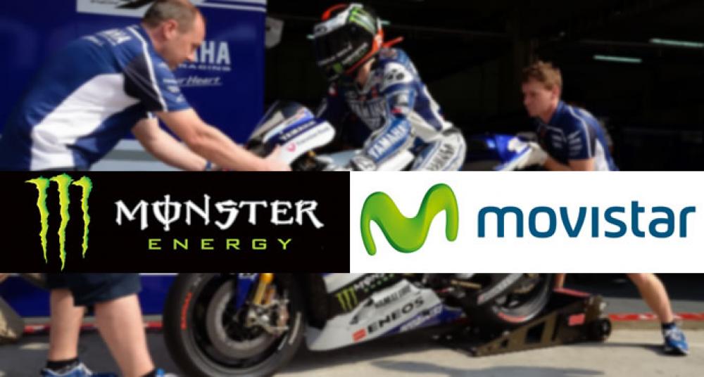 Како ли ќе изгледаат зелените логоа на Movistar и Monster врз сино белите пластики на Јамаха? monster-movistar-yamaha
