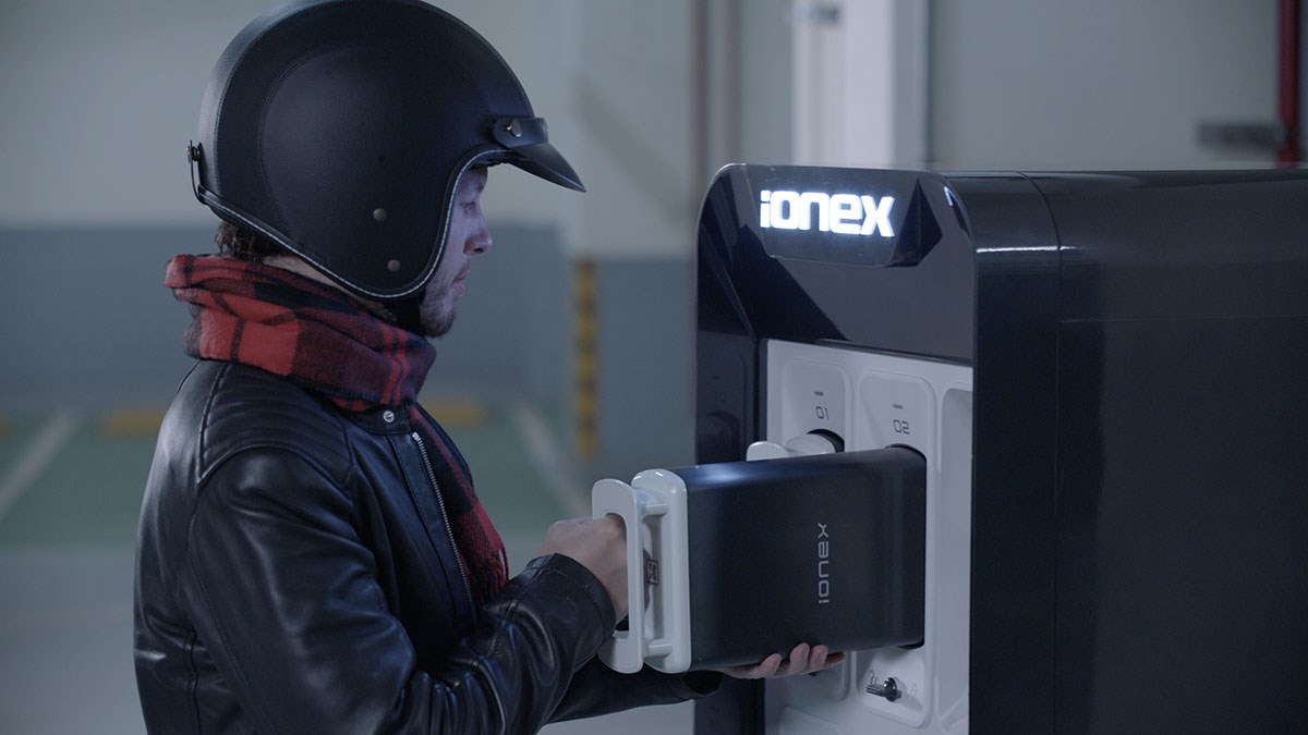 Kymco Ionex battery swap