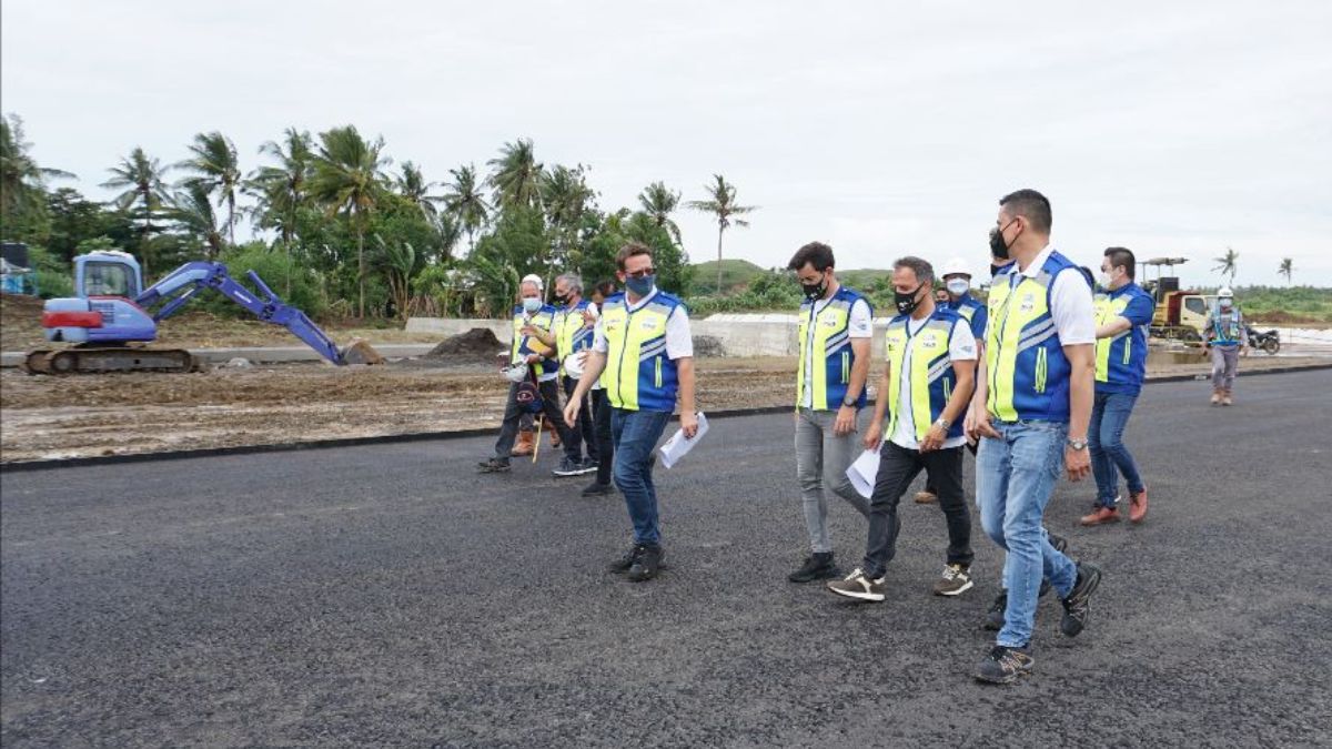 Mandalika International Street Circuit track walk construction main 14 04