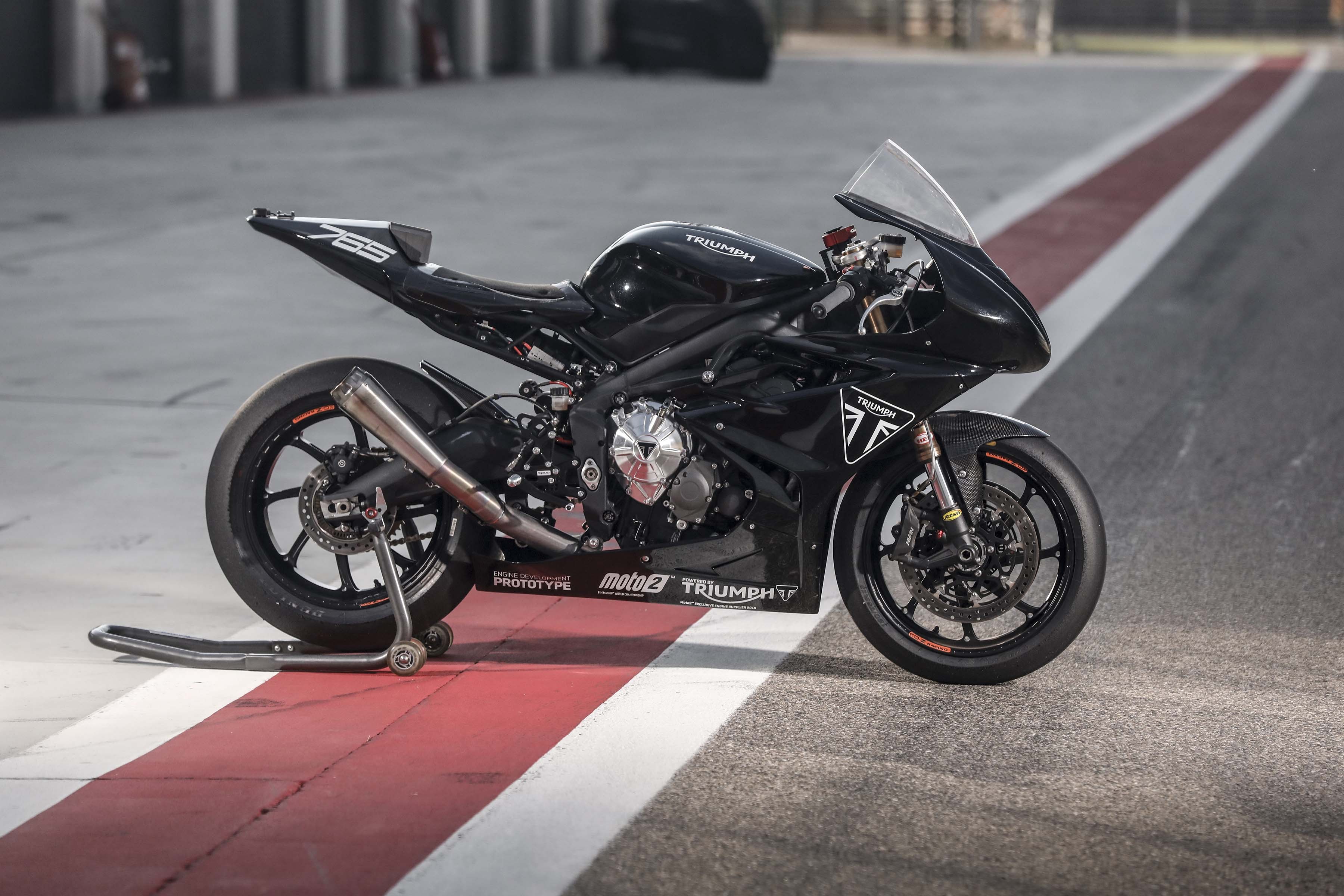 Triumph Daytona 765 Moto2 test bike 08