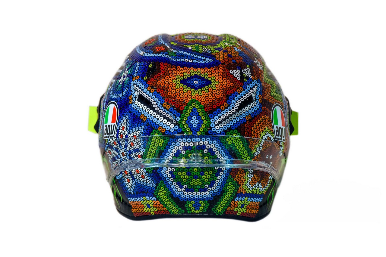 Valentino Rossi winter test AGV Pista GP R Huichol art helmet 04