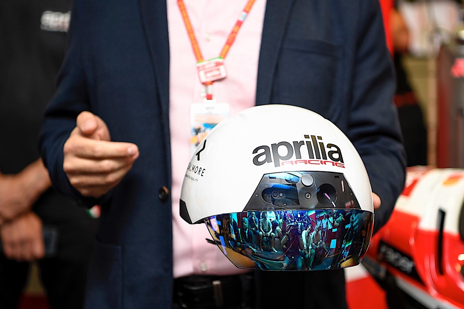augmented reality in aprilia racings paddock making work easier 2