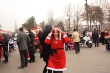 Дедо мраз на мотор