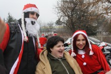 Дедо мраз на мотор
