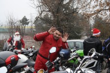 Дедо мраз на мотор