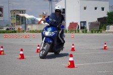 Вежба на Полициското Одделение за сообраќајно и ескортно обезбедување